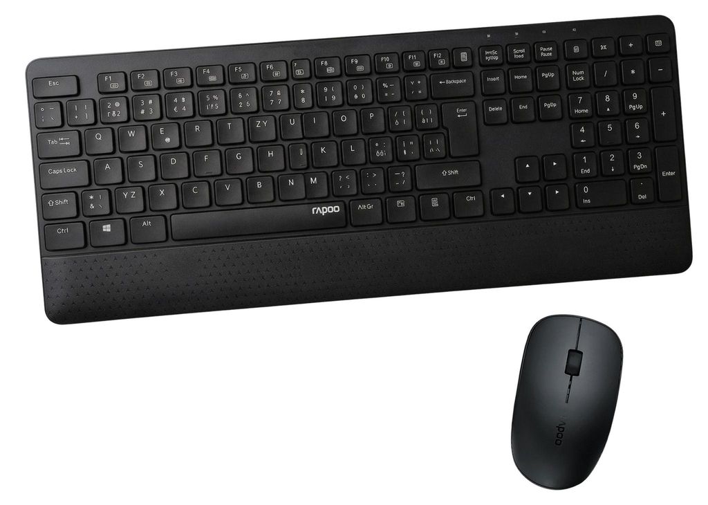 Rapoo Wireless Mouse und Keyboard Combo X3500 Nano USB-Empfänger Tastatur