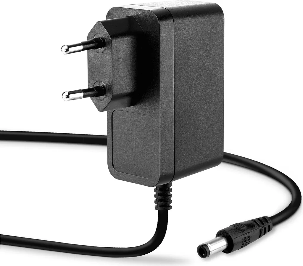 subtel Alimentatore compatibile con 1,2m 12V / 1,5A / 18W Alimentazione cavo ricarica da rete elettrica, AC Adapter