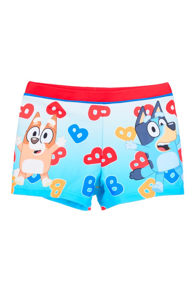 Bluey - Badehose Bluey und Bingo - Jungen - rot - Größe 98