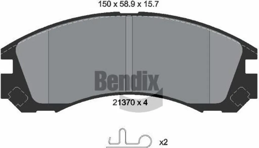 Plaquettes de frein pour Mitsubishi Lancer et Outlander sécurité Bendix