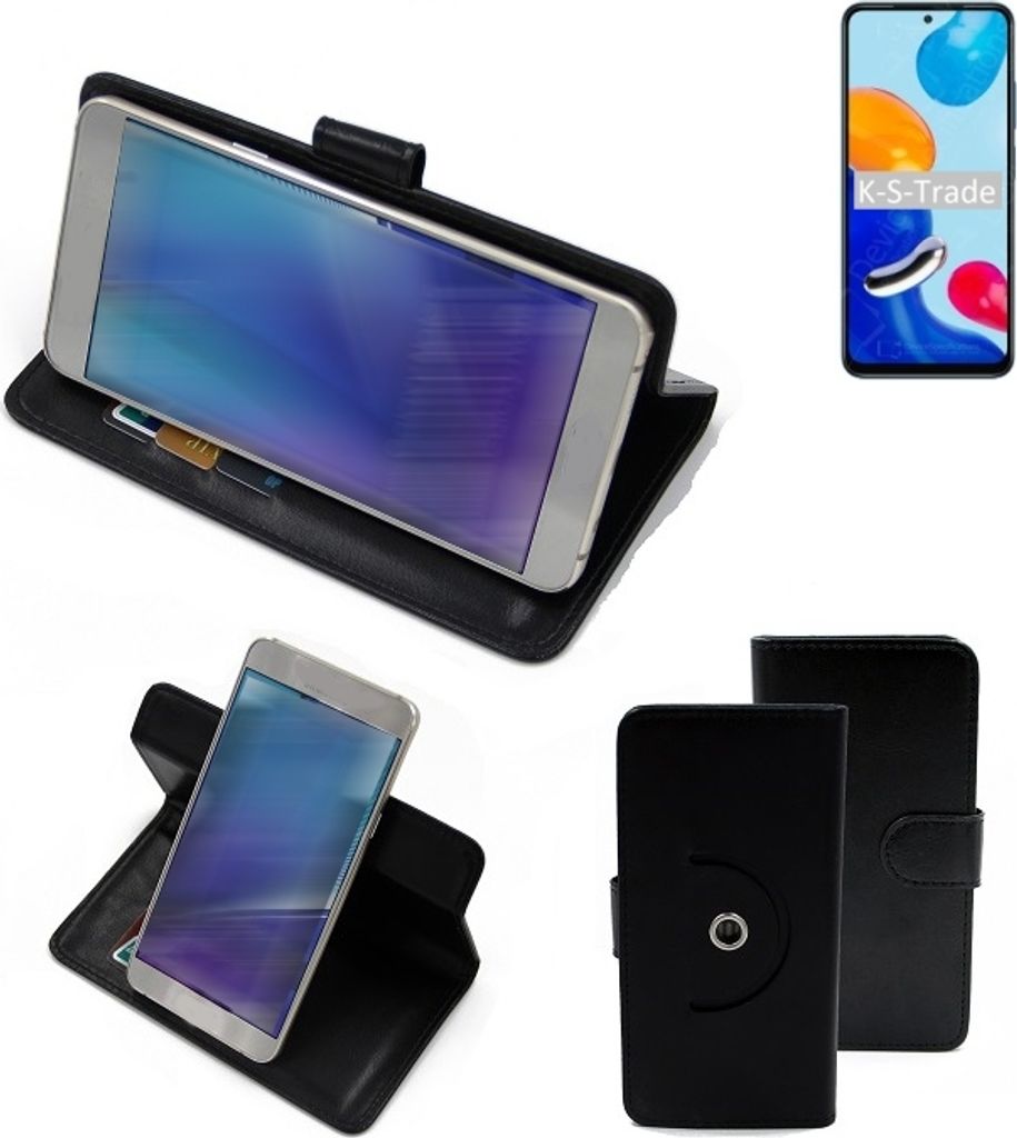 K-S-Trade Case Schutzhülle Handyhülle kompatibel mit Xiaomi Redmi Note 11 Global Flipcase Smartphone Cover Handy Schutz Tasche Klapphülle
