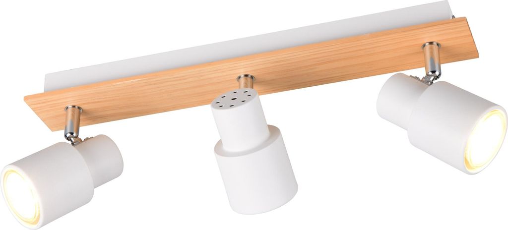 Reality Leuchten Wandspot PIERRE 3-flammig BHT 46x15x6 cm weiß Spot Strahler