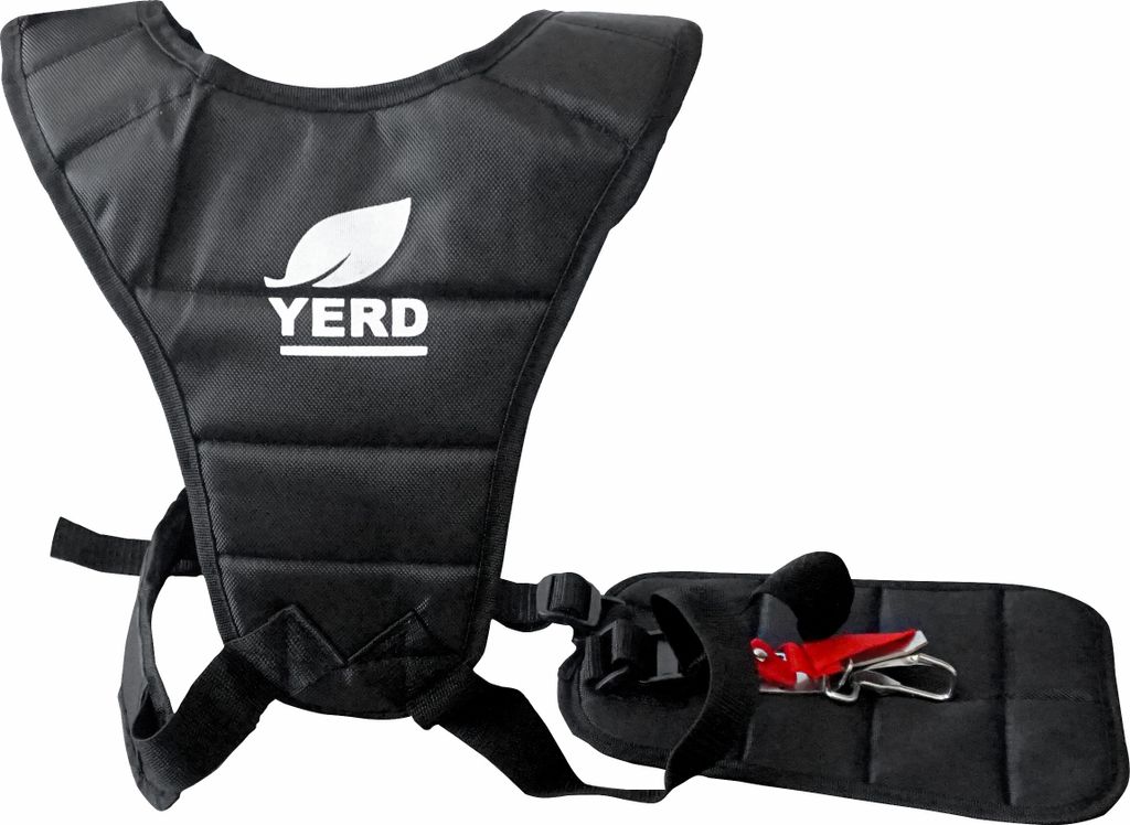 YERD Komfort Tragegurt Doppel schultergurt für Trimmer Motorsense Freischneider
