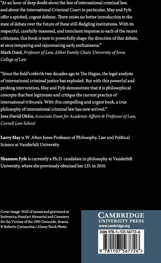 International Criminal Tribunals