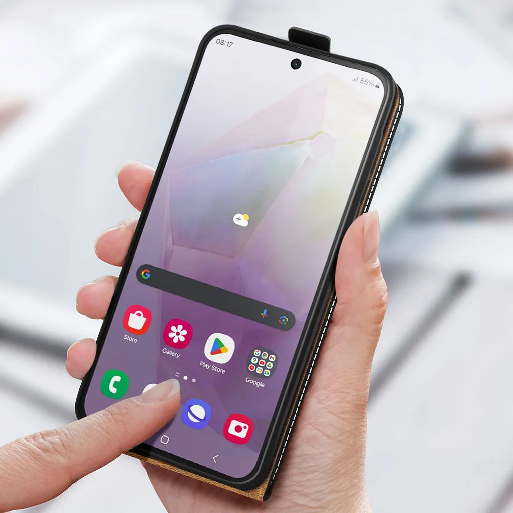 Cover Samsung A36 Verticale Avizar con Porta Carte - Protezione Totale - 5