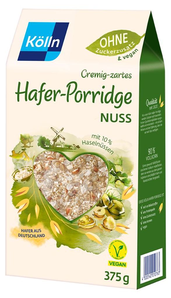 Kölln 3928659004 Kölln Hafer-Porridge NUSS  375 g, 1 St. Image du produit 