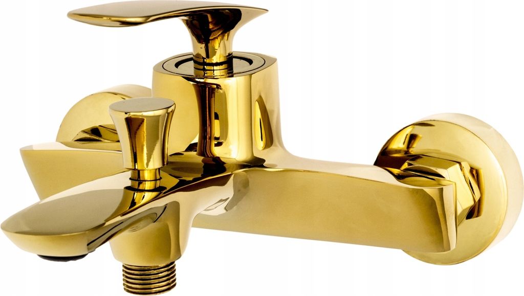 Tony Gold Wannenbatterie Mit Langem Auslauf