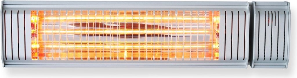 VASNER Infrarotstrahler Heizstrahler Terrassenstrahler Appino 20 silver 2000 W - silber