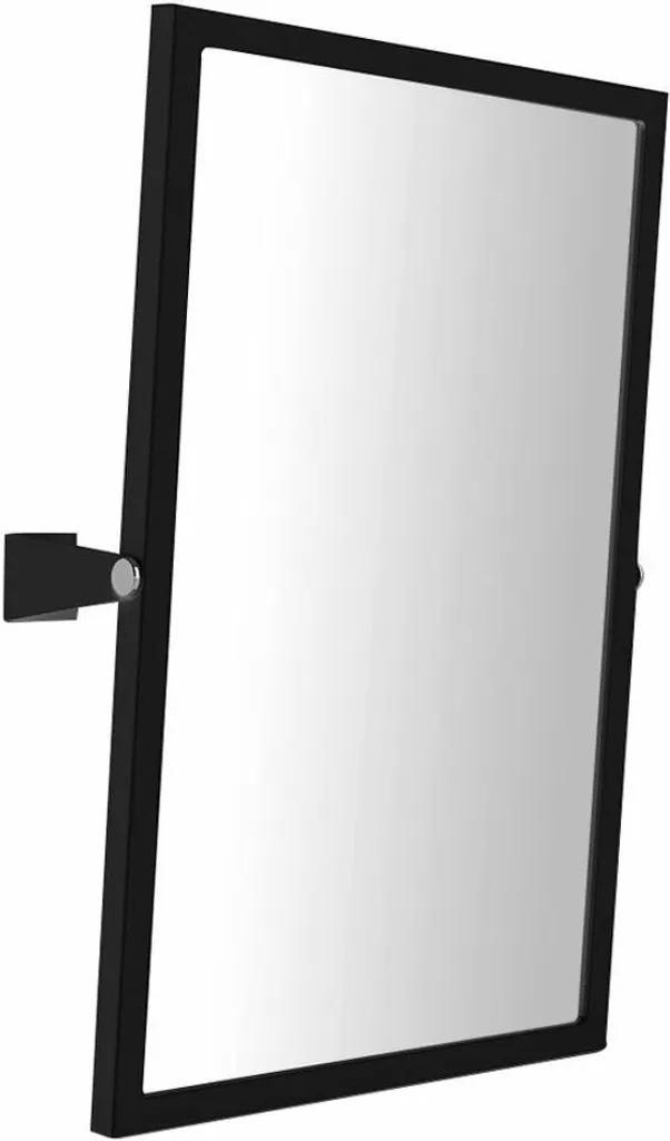 Miroir orientable noir 40x60cm pour handicapés - Sécurité et style