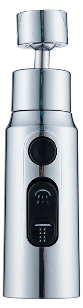 Küchenarmatur-Verlängerung mit Luftsprudler, spritzwassergeschütztem Auslauf, 3-Funktions-Sprühkopfaufsatz, 360° schwenkbarem Armaturen-Verlä...
