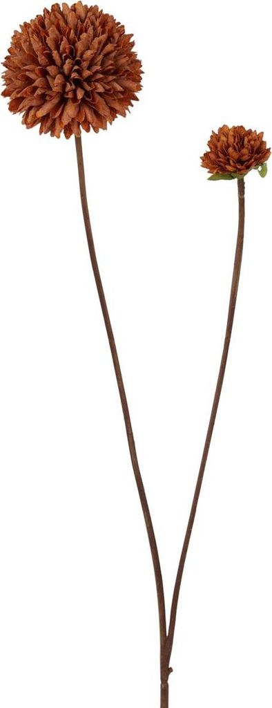 Künstliche Blume Pompom 66cm heller Kaffee