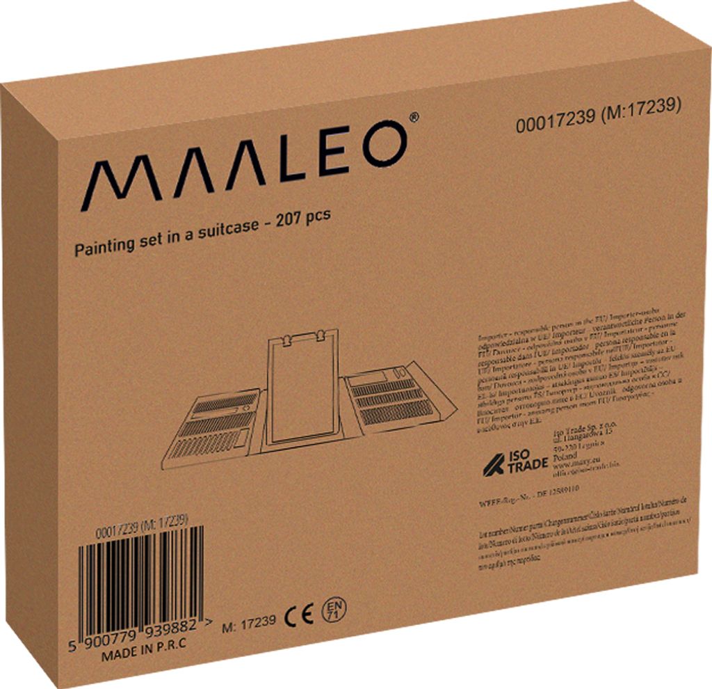 Zestaw do malowania 208 szt. w walizce Zdjęcie produktu 28