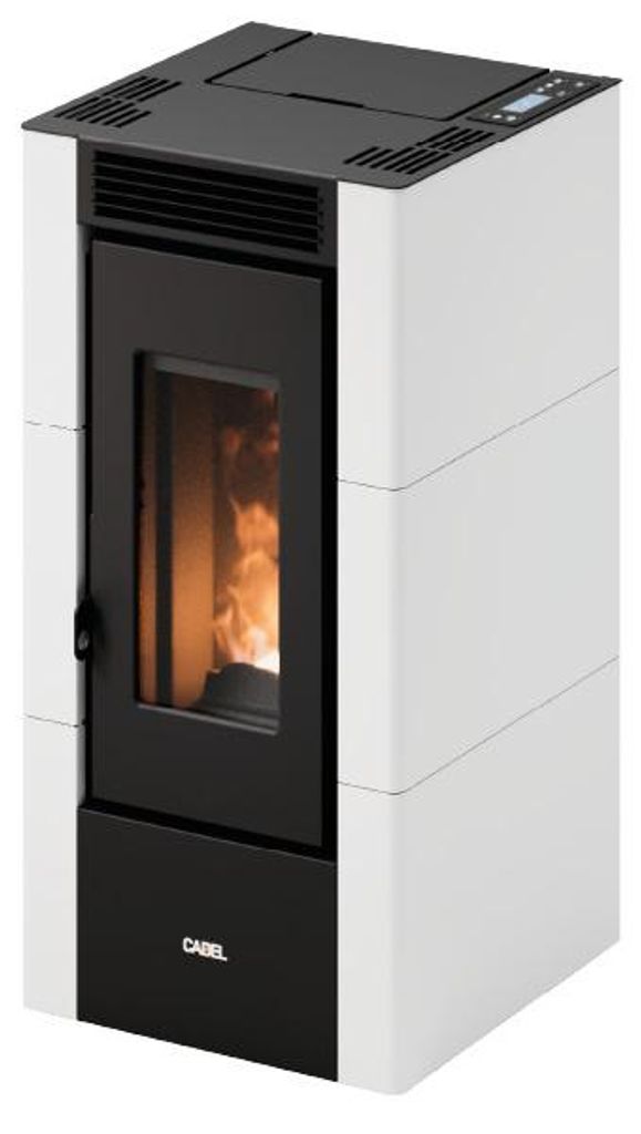 CADEL Pelletofen Cristal 6 T1 White Produktbild 