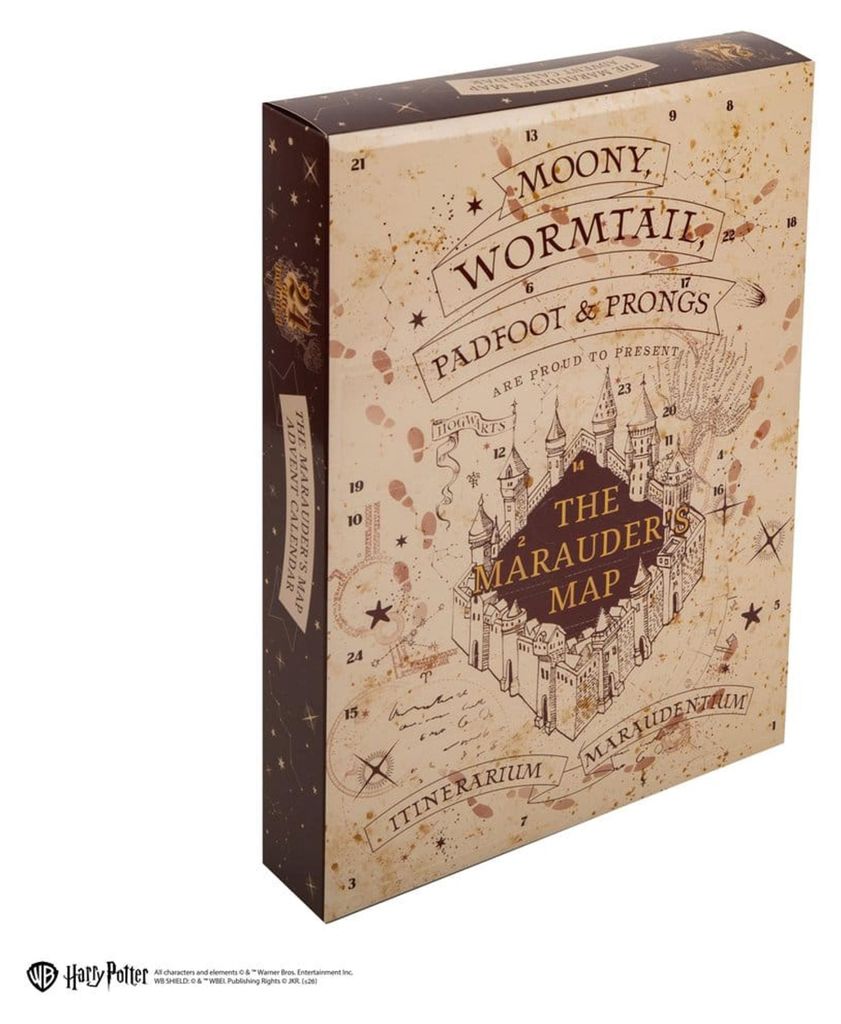 Calendrier de l'Avent Harry Potter, Carte du Maraudeur, Image du produit 