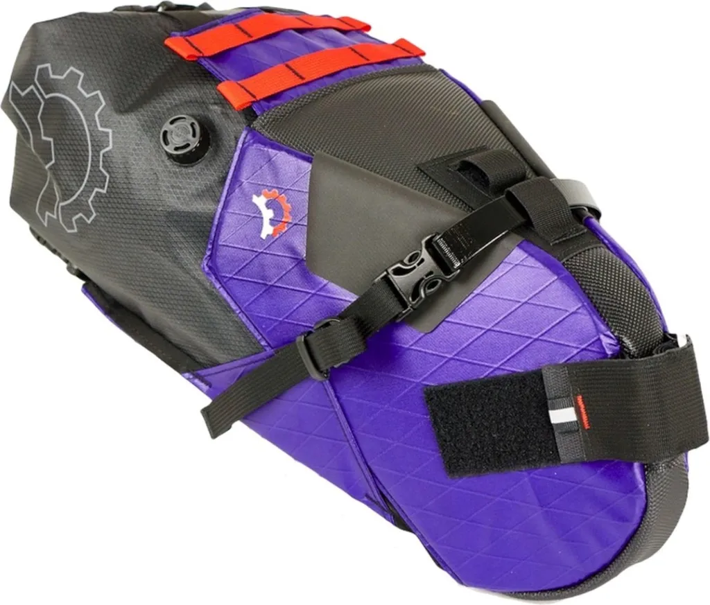 Sac de Selle Vélo Anti-Balancement 14L Terrapin Étanche Bleu Durable