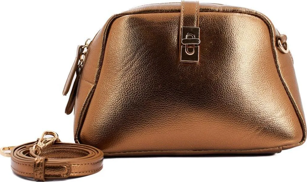 Sac Menbur 85647m Bronze au design métallique avec chaîne amovible chic