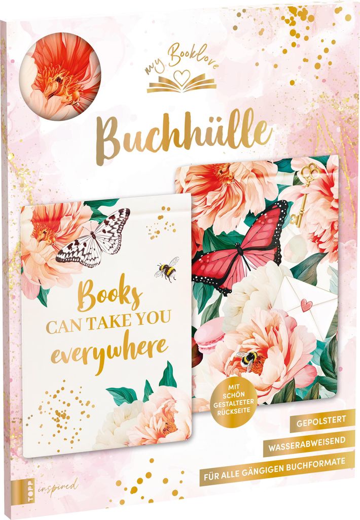 My Booklove Buchhülle hell