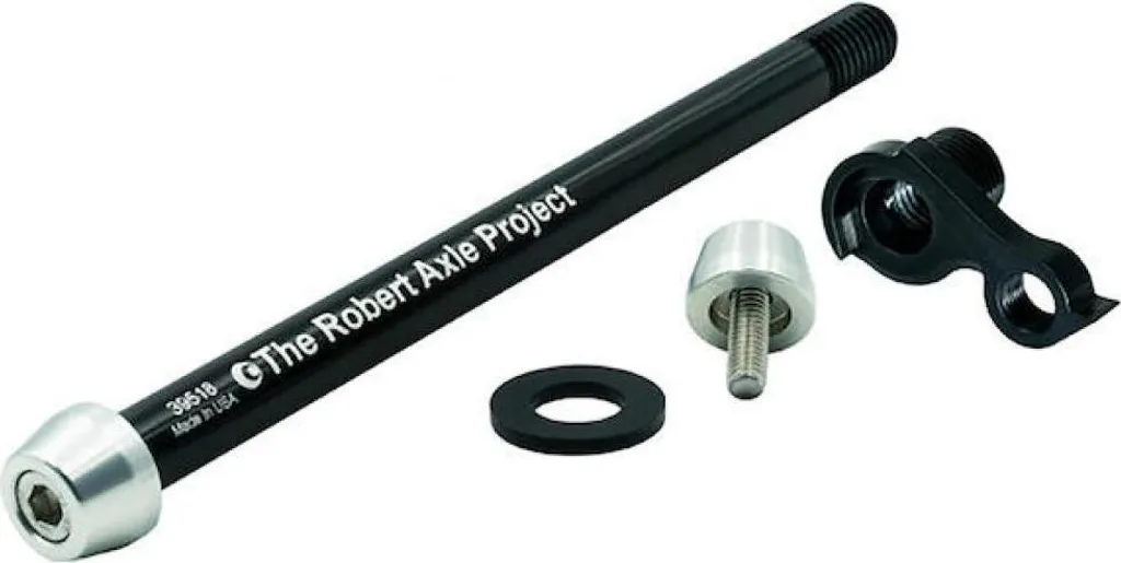 Axe traversant Robert Axle TRA223.C en Aluminium CNC Noir pour Cervélo