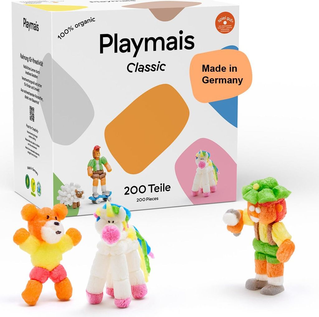 PlayMais Classic 200, Bastelset für Kinder, 3 Jahr(e), Mehrfarbig, 200 Stück(e)