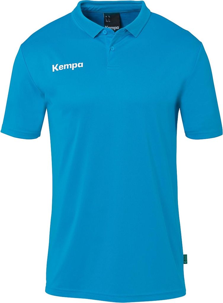 Kempa Poly Polo Shirt - kempablau, Größe:S