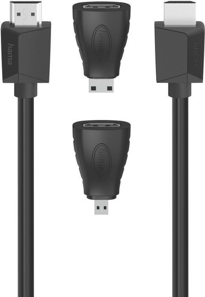 hama Ultra High Speed HDMI Kabel 1,5 m schwarz, 1 St.