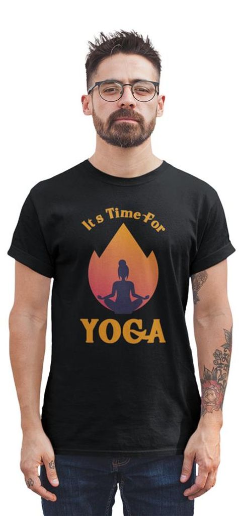 D&B Uni Polo ST00191 Yoga Schwarz-Größe M