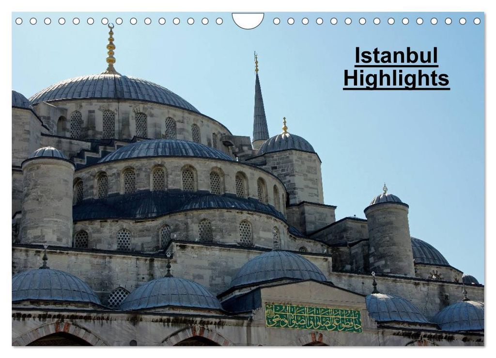 Istanbul Highlights (Wandkalender 2027 DIN A4 quer), CALVENDO Monatskalender