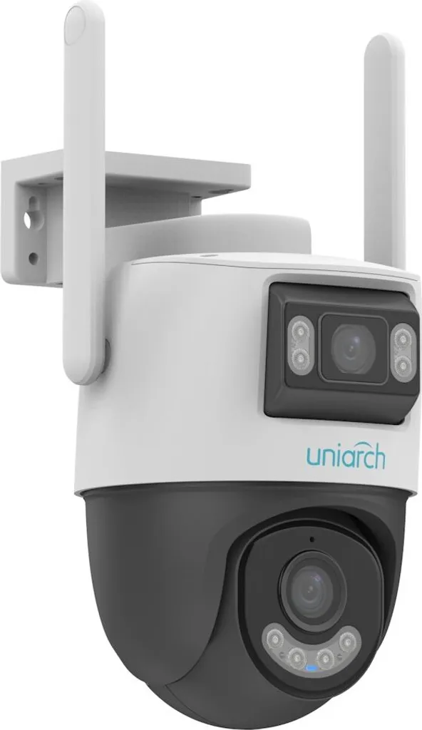 Caméra IP PTZ 3Mpx+3Mpx Uniarch Onvif WiFi avec Vision Nocturne Couleur