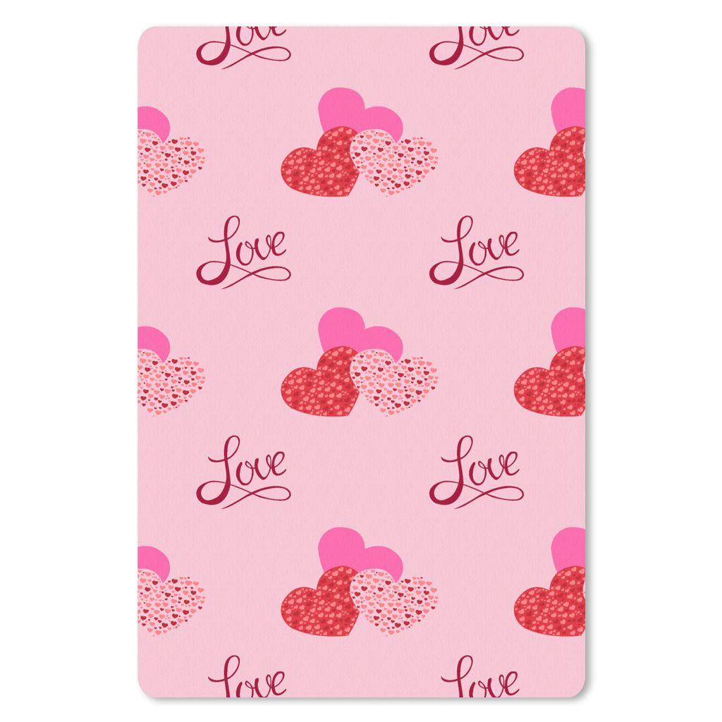 MuchoWow Mauspad Mousepad Liebe - Design - Liebesgeschenk 40x60 cm - Mousepads - Maus Mat - Pad - Mausunterlage - Schreibtisch Accesoire
