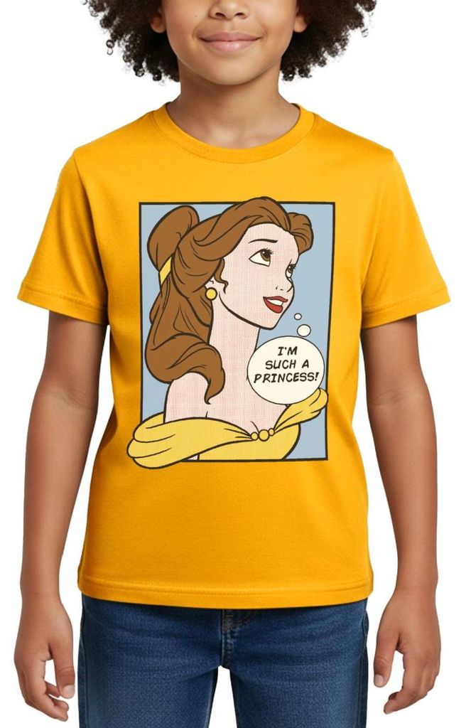 Belle I'm Such A Princess Kinder T-Shirt, 110/116 (5-6 Jahre), Gold