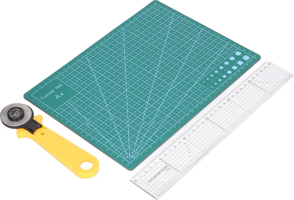 Set Tappetino da Taglio A4 Trasparente e Taglierina 45mm | Quilting - 2