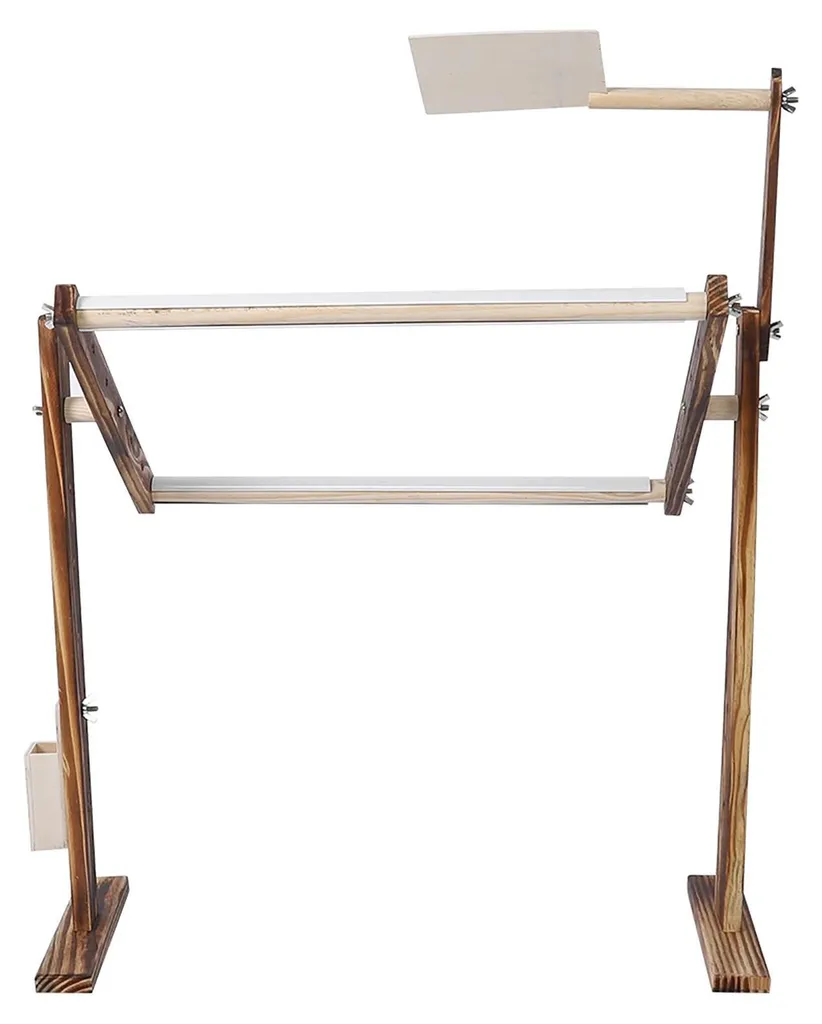 Support de broderie ergonomique pour broder sans les mains en bois - 3