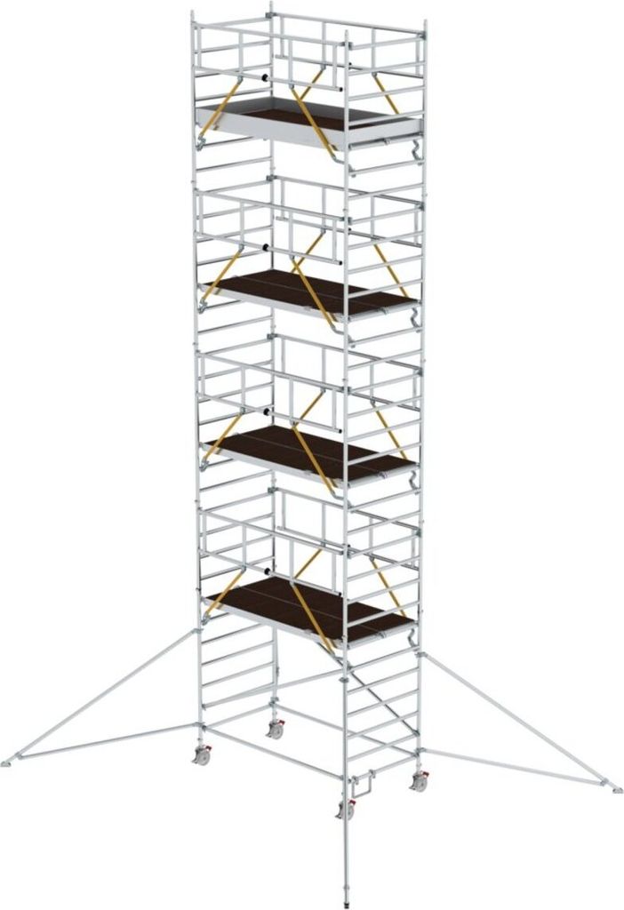 MUNK Rollgerüst SG mit Doppelplattform 1,35x2,45m und Ausleger 10,39m AH