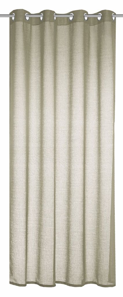 Ösenschal "Alex" - Vorhang mit Ösen von Albani: 245x140cm / Stein Größe (HxB): 245x140cm Farbe: Stein