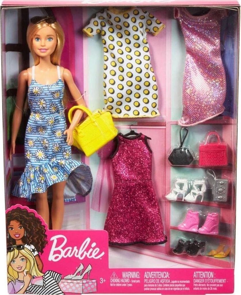 Mattel GDJ40 - Barbie - Puppe inkl. stylischen Outfit und Produktbild 