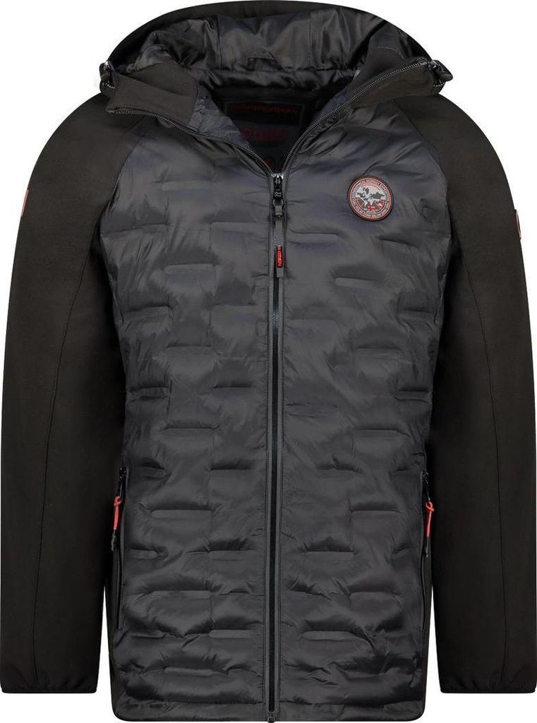 Geographical Norway Herren Daunenjacke Schwarz WZ8113H/GN-NOIR Grösse XL