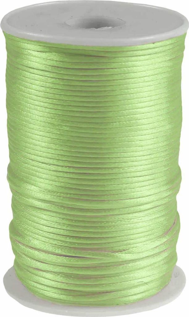 90m Satinschnur 2mm Satinkordel Schmuck-Kordel -Schnur Produktbild 