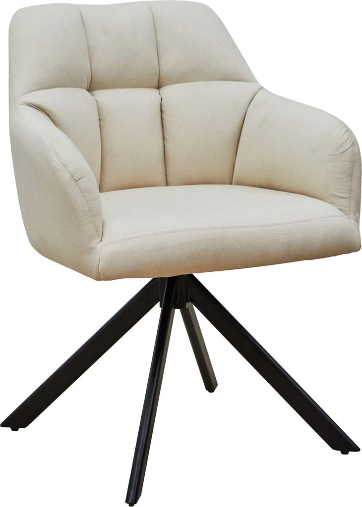 A studio shot of a single chair.