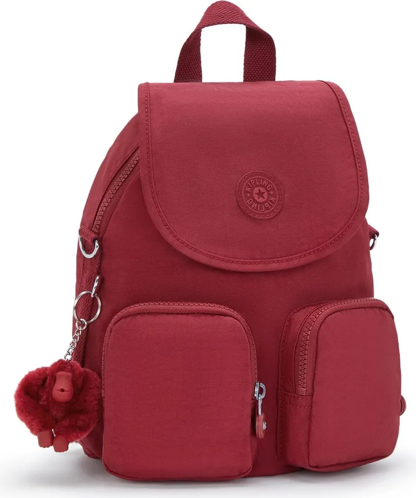 Sac à dos transformable Kipling Firefly Up Rouge : Léger et Multi-poches - 2