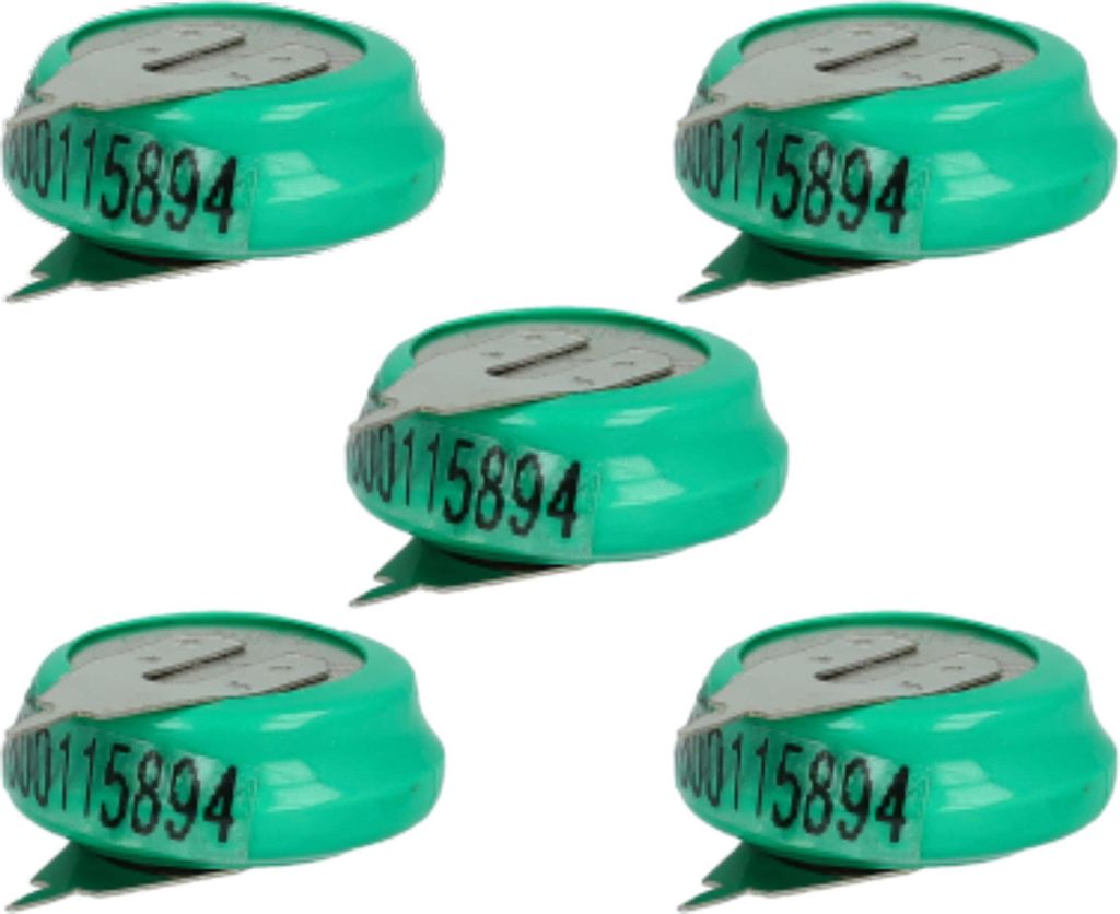 vhbw 5x NiMH Ersatz Knopfzellen-Akku Typ 1/V80H 2-Pins Produktbild 
