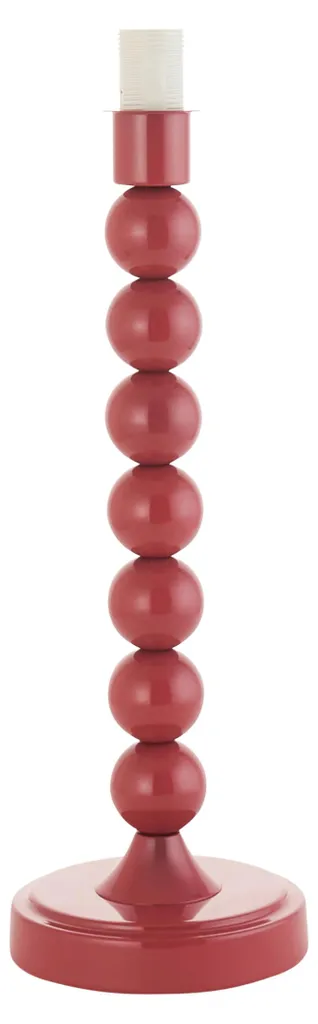 Lampe à poser HIGGLEDY pied sphérique violet et rose Endon E14 36cm
