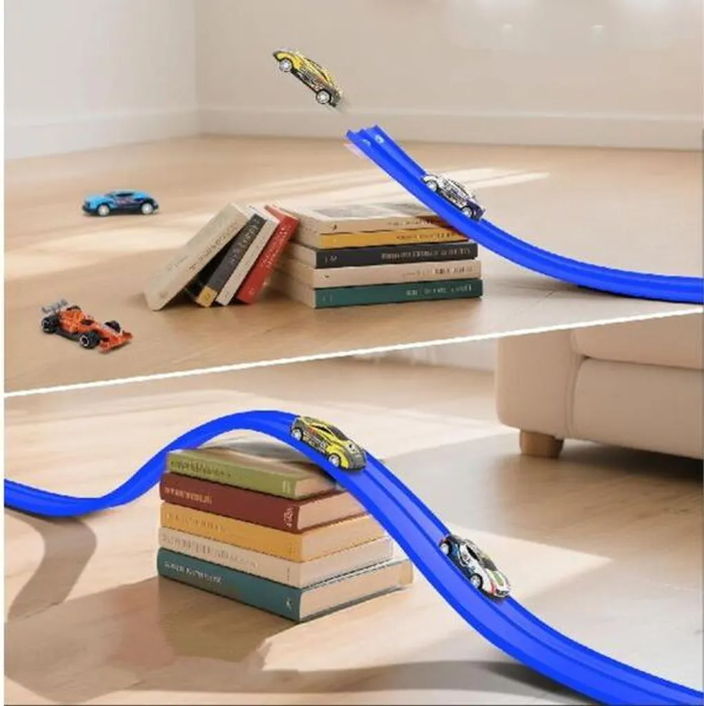 Circuit de voitures stable : 12 Ventouses et 5m de Rail sans Chute - 5