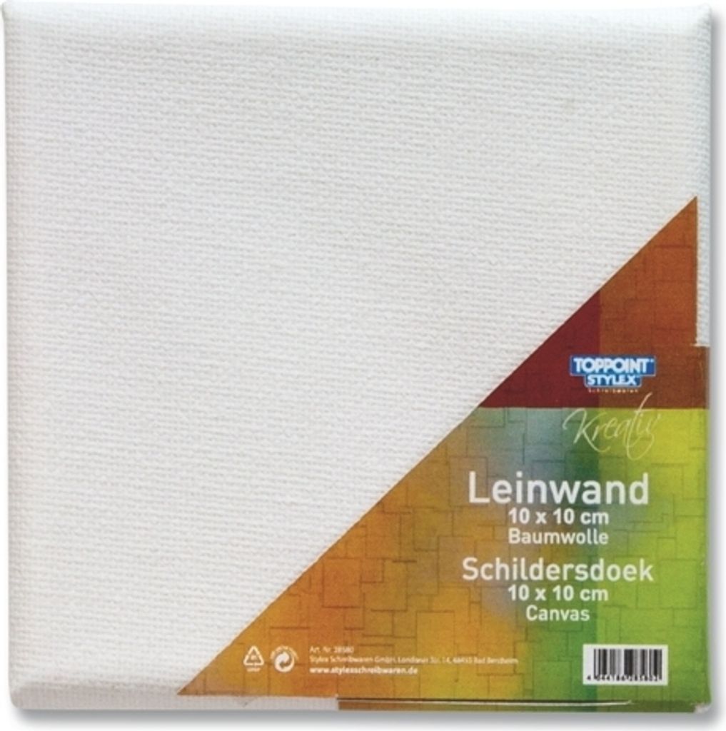 6 Leinwände Leinwand bespannte Keilrahmen 10x10cm Produktbild 