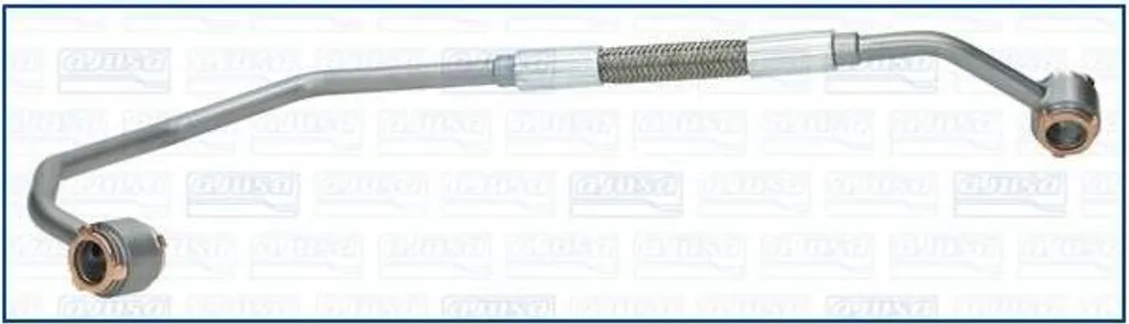 Durite d'Alimentation Huile Turbo Ford Focus 1.6 TDCi Acier Renforcé