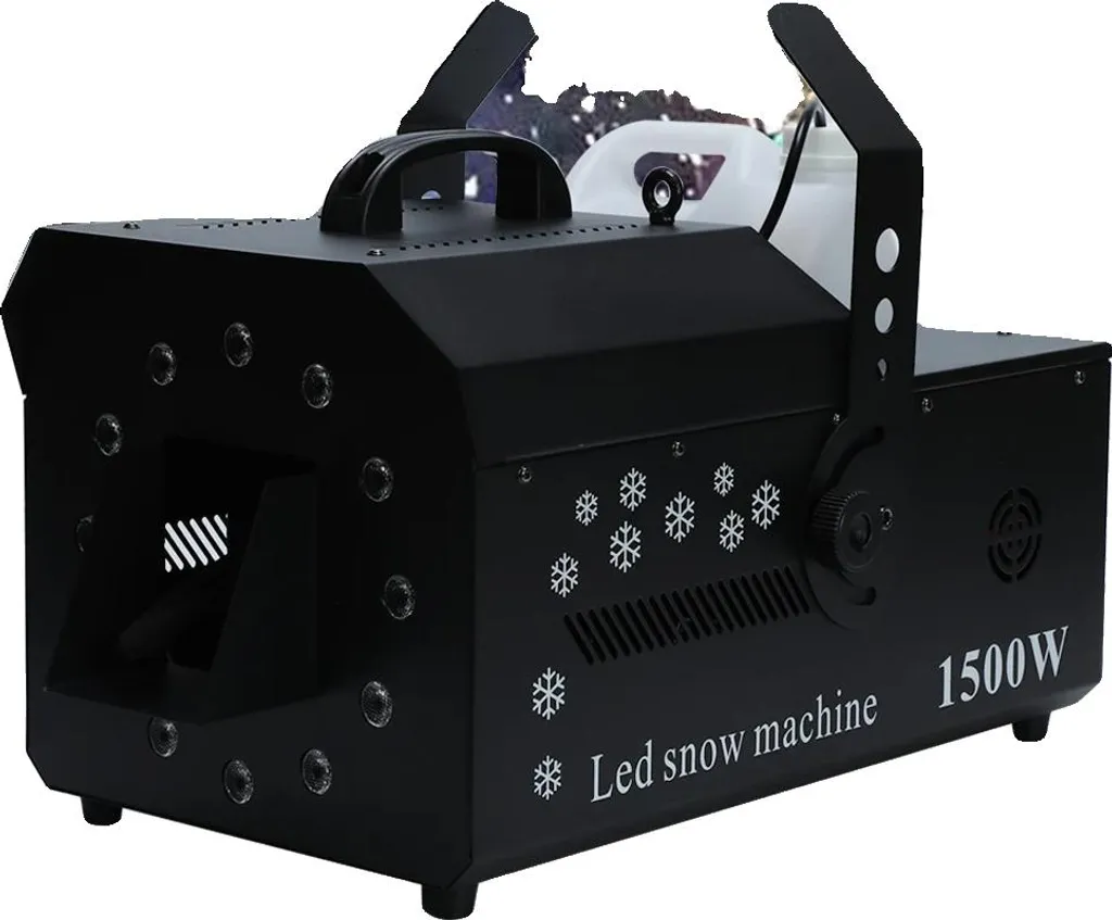 Machine à neige pour Noël et Mariage - 1500W DMX avec Réservoir 5L
