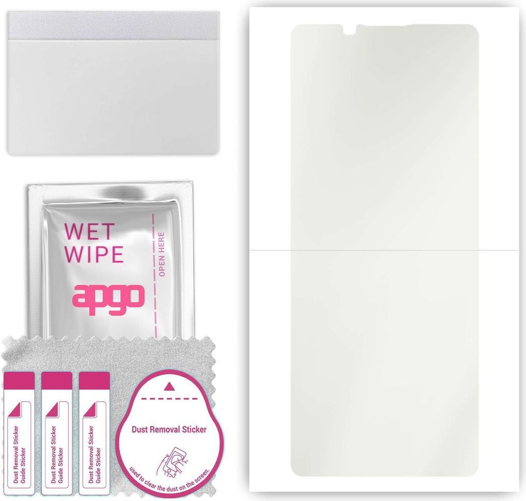 apgo Hydrogel Schutzfolie, Matt, kompatibel mit Sony Xperia 1 II, flexibele Displayschutzfolie, Folie mit Positionierhilfe, Anti-Fingerprint, kratz...
