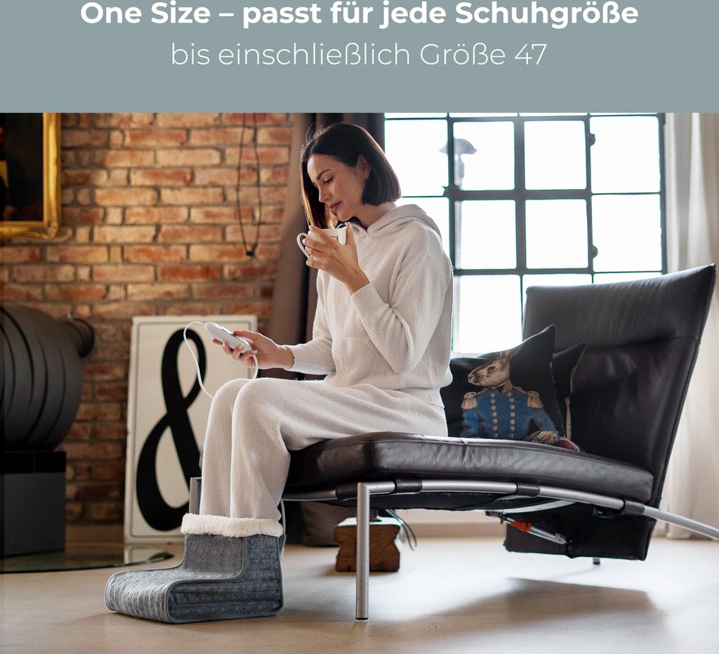 ProfiCare® elektrischer Fußwärmer | langanhaltende und Produktbild 5