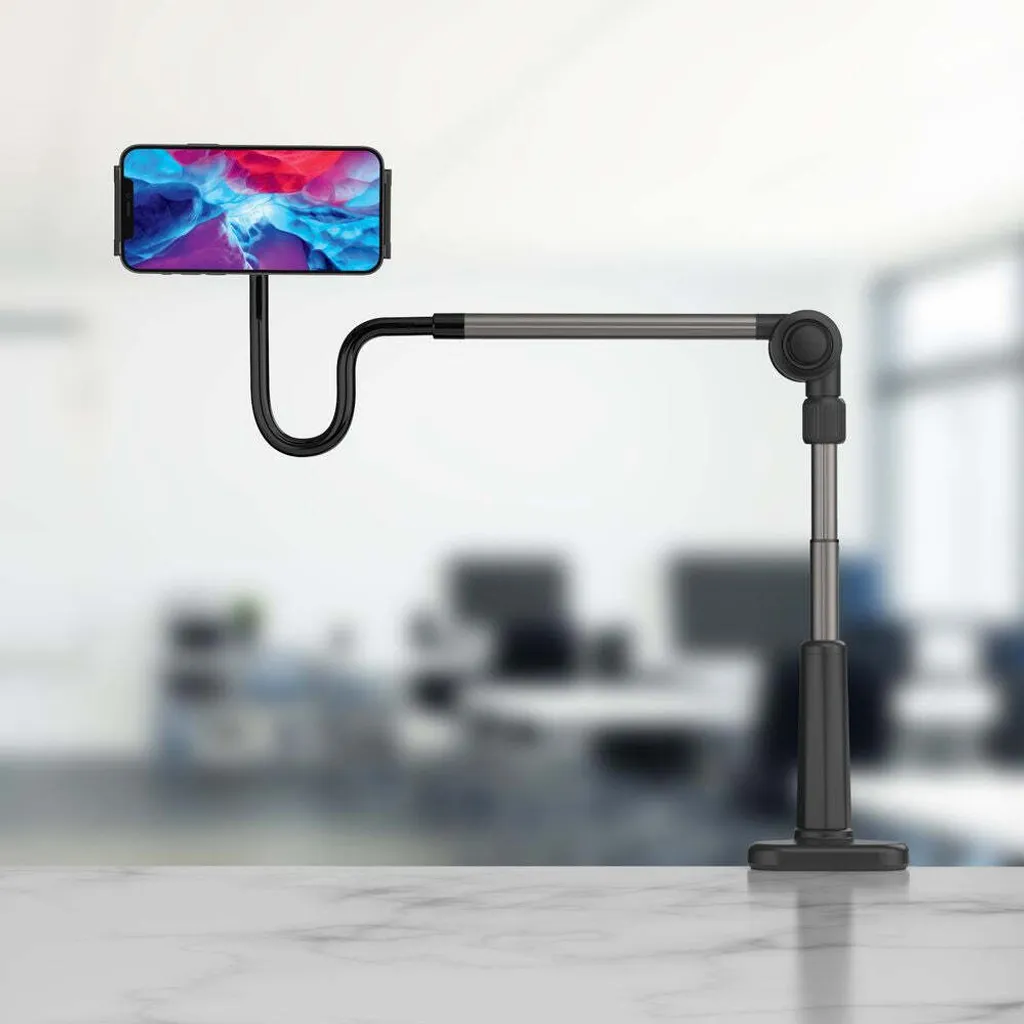 Support Tablette Articulé Noir FIXED Relax pour une Ergonomie Optimale - 11
