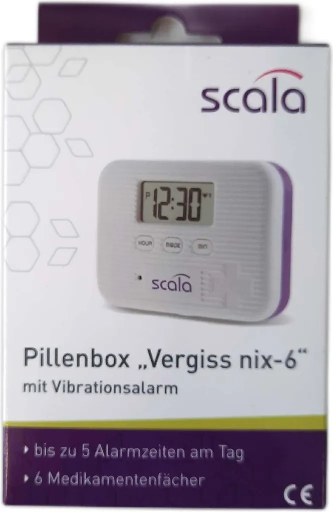 Distributeur de médicaments DL 6 programmable avec 6 compartiments - 9