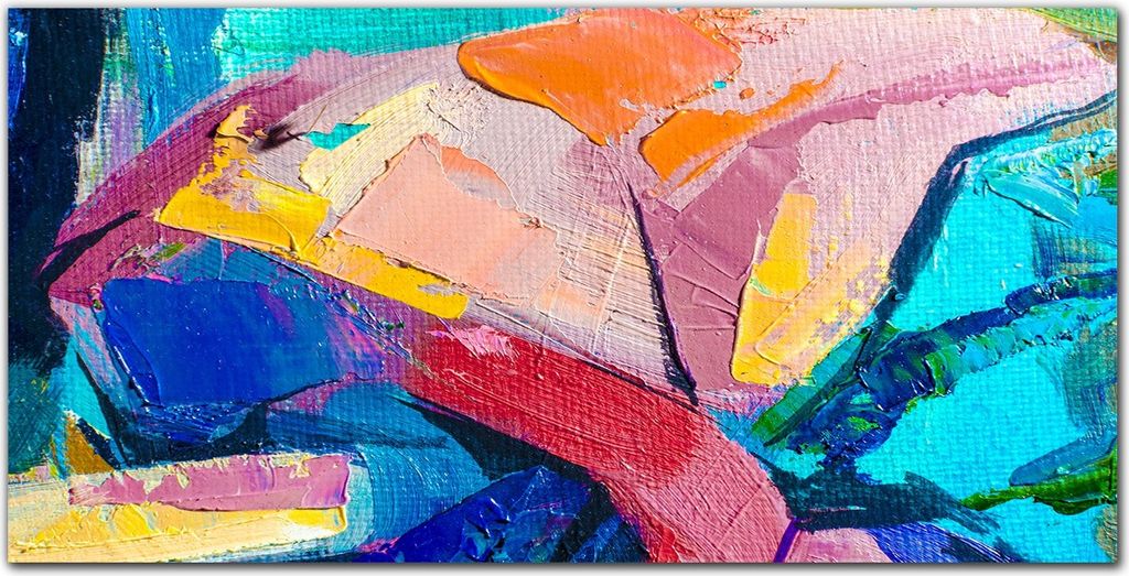 Coloray - Bild aus Glas - Glasbilder - 100 x 50 cm - Glasblock mit Bild Gehärtetes Glas Wohnzimmer Küche Dekoration Wanddekoration - Getrocknete ...